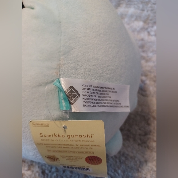 San-X Tokage holding fish 12" plush - Picture 3 of 3